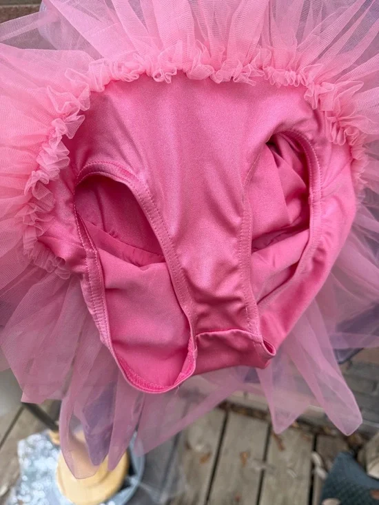 Weissman Pink and Navy Sparkle Tutu Dance Costume Size SC - Picture 6 of 9